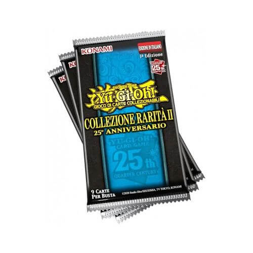Yu-Gi-Oh Busta da 9 carte Collezione Rarità 25esimo anniversario II Italiano