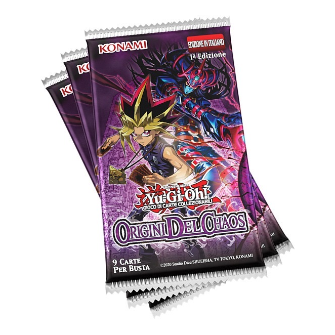 Yu Gi Oh Origini del Chaos Busta da 9 carte ITA