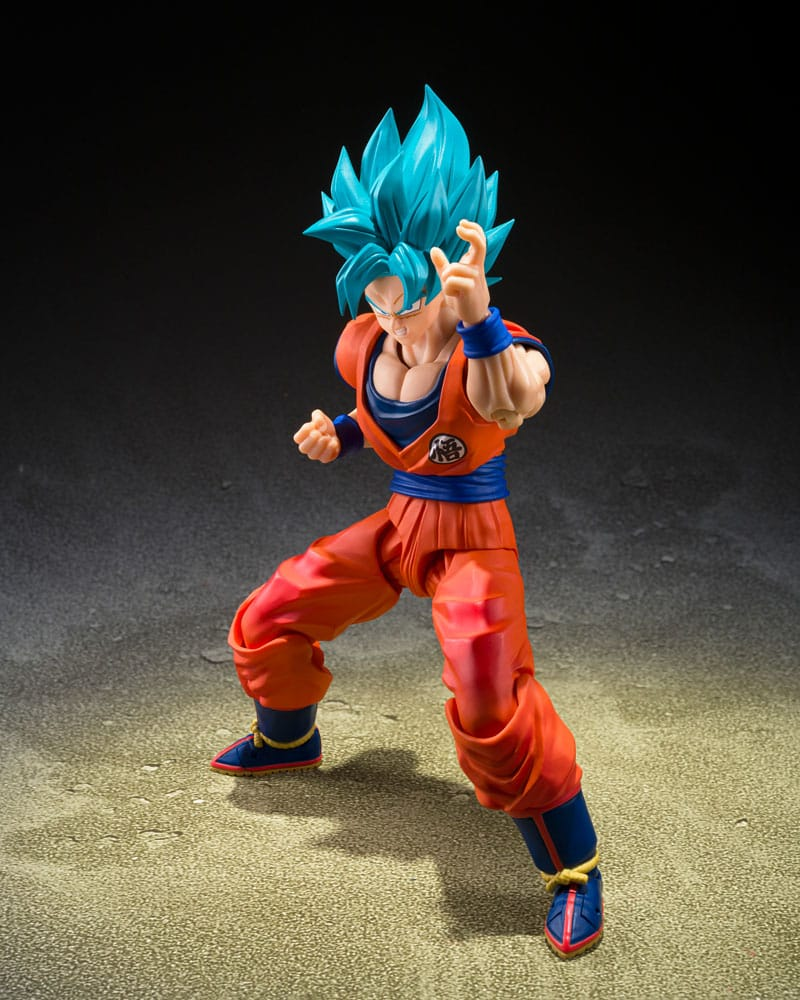 Action Figure Dragon Ball Super S.H.Figuarts Super Saiyan Son Goku Blue Power Transcending Limits 15 cm