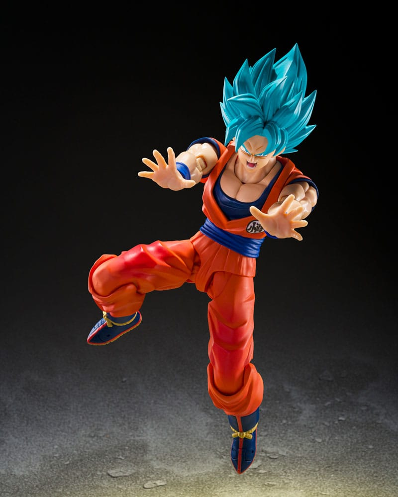 Action Figure Dragon Ball Super S.H.Figuarts Super Saiyan Son Goku Blue Power Transcending Limits 15 cm
