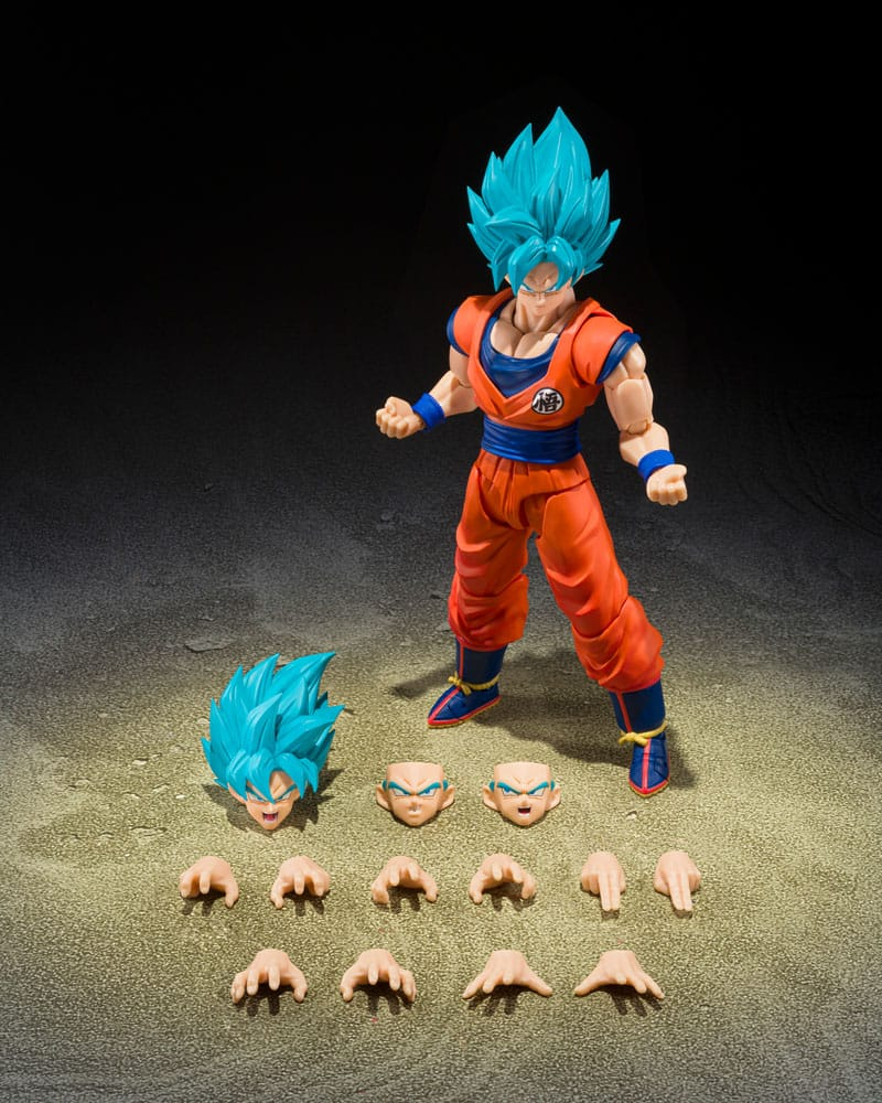 Action Figure Dragon Ball Super S.H.Figuarts Super Saiyan Son Goku Blue Power Transcending Limits 15 cm