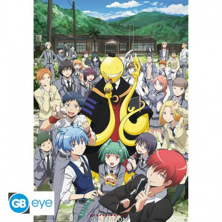 Poster Assassination Classroom 91x61cm gruppo