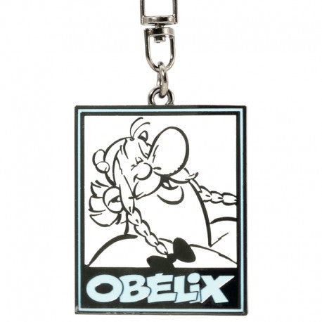 Portachiavi Obelix in metallo Asterix