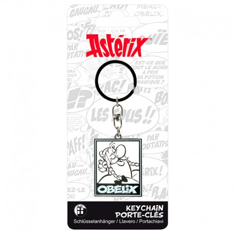 Portachiavi Obelix in metallo Asterix