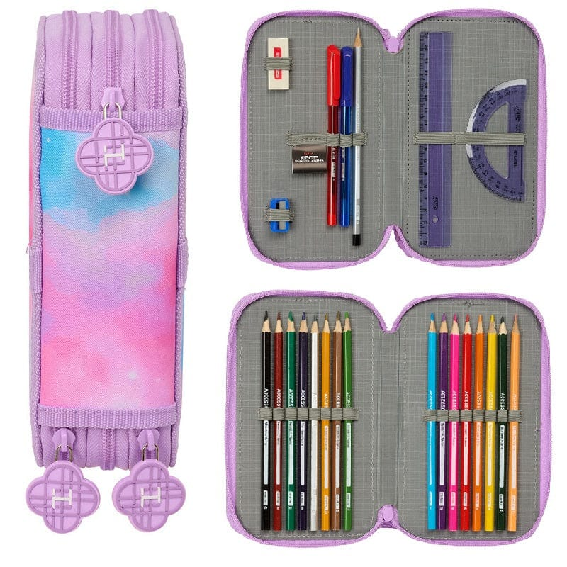 Astuccio Triplo Riempito 37 Pezzi K-Pop Demon Hunters Artist