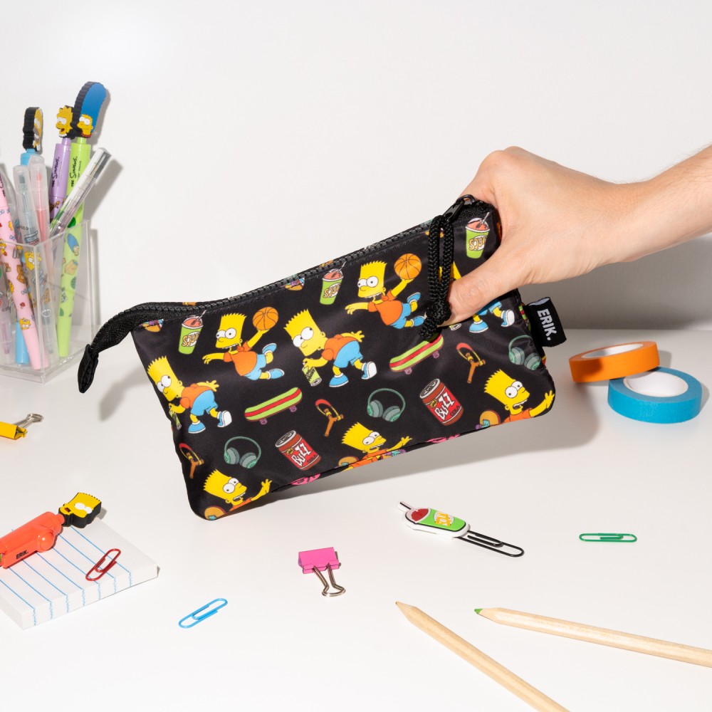 Astuccio Tripartito Bart The Simpsons