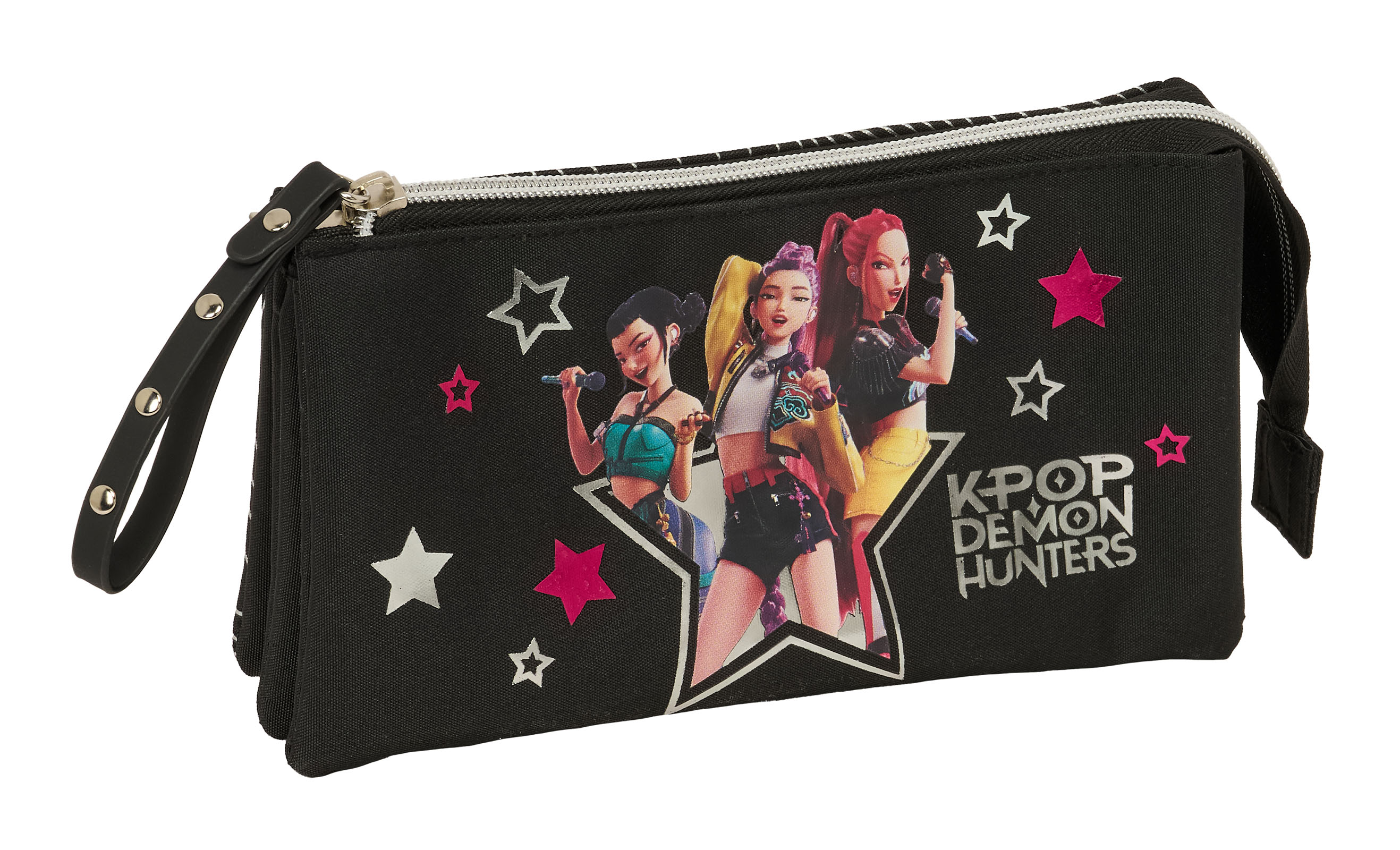 Astuccio triplo K-Pop Demon Hunters Huntrix
