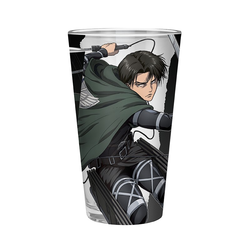 Bicchiere Grande Levi Attack on Titan Stagione 4 – 400 ml
