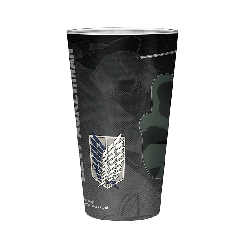 Bicchiere Grande Levi Attack on Titan Stagione 4 – 400 ml