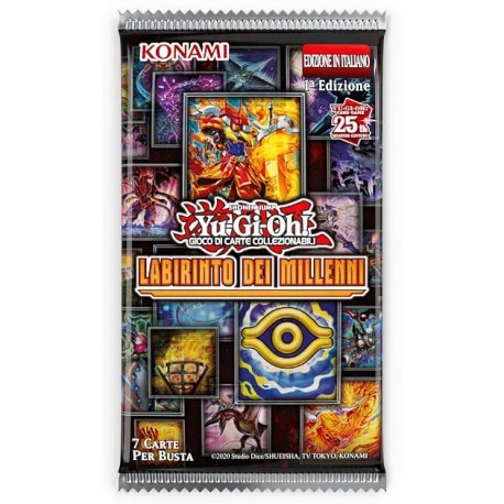 Yu-Gi-Oh Busta da 7 carte Labirinto dei millenni ITA