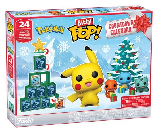 Pokémon Bitty Pop! Calendario dell’Avvento 24 Giorni