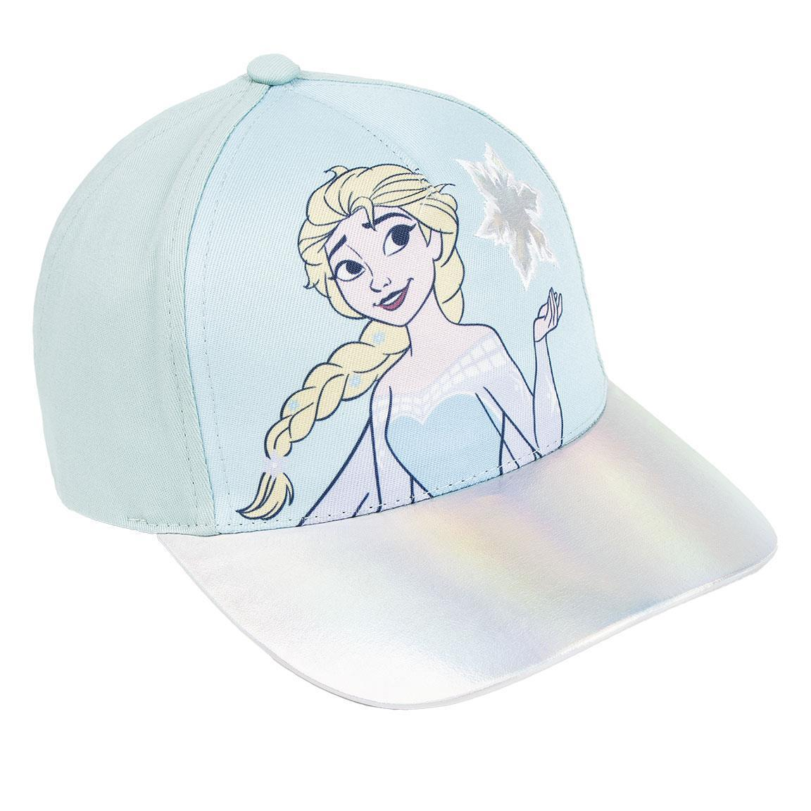 cappello con visiera Ela Disney Frozen foto frontale con sfondo bianco