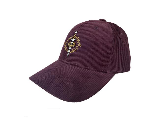 Cappellino Il Signore degli Anelli Bordeaux – Anello Unico e Pungolo