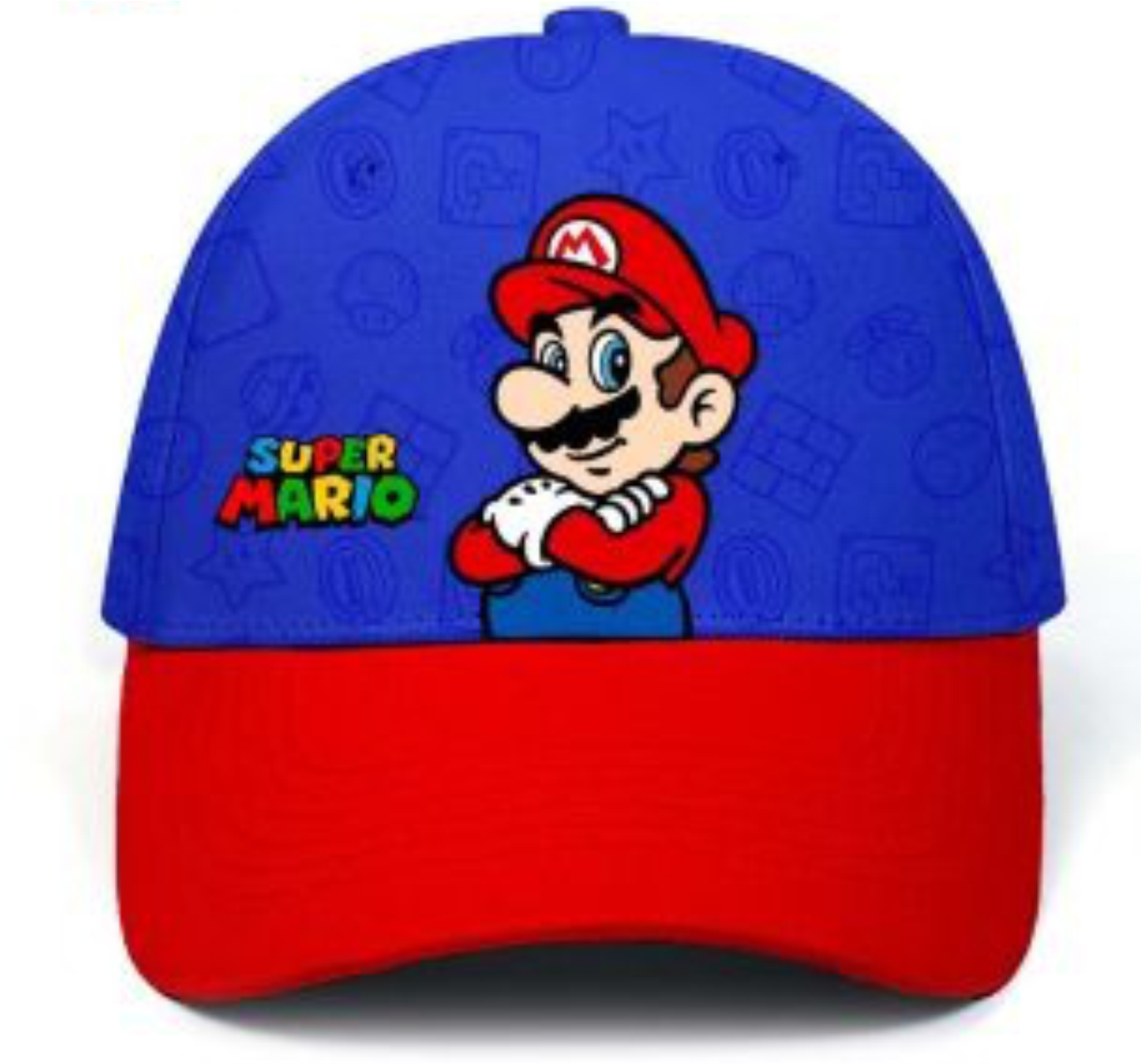 Cappello Super Mario blu regolabile da bamini