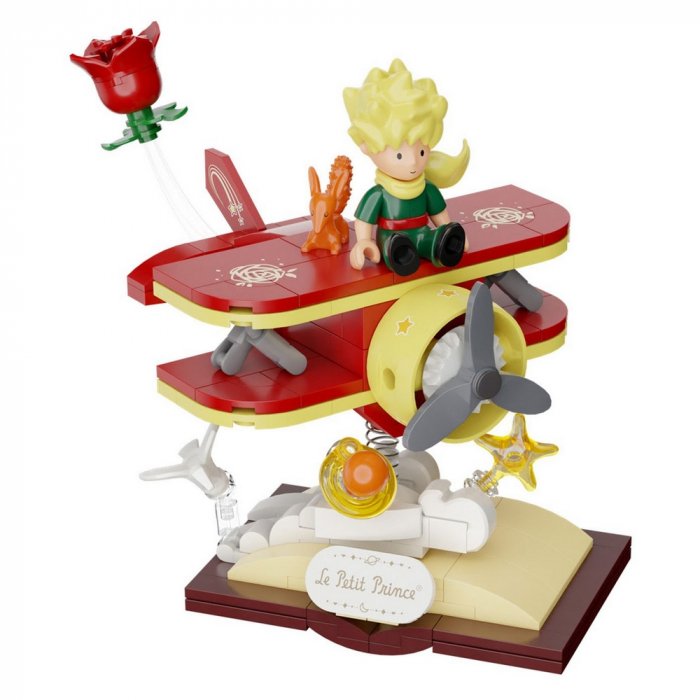 Il piccolo principe set costruzioni aereo 14cm