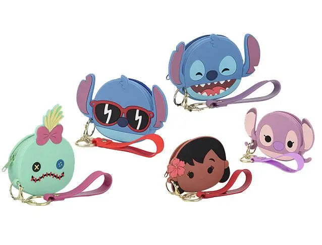 Portamonete Lilo e Stitch Disney in silicone Tsum Tsum 6 varianti