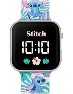 Orologio da Polso Digitale LED Stitch Disney Rosa