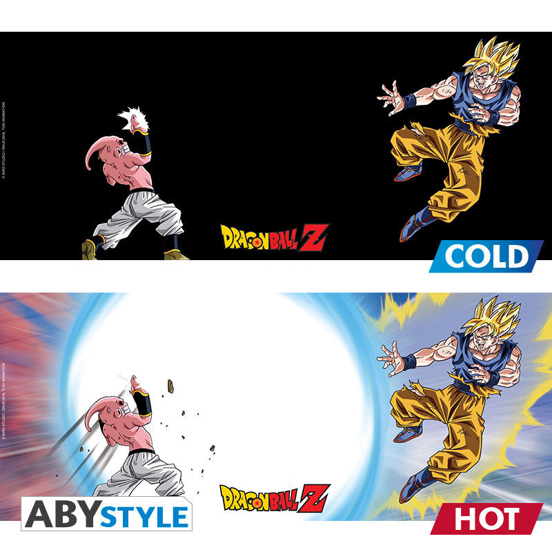 tazza magica goku vs buu dragon ball