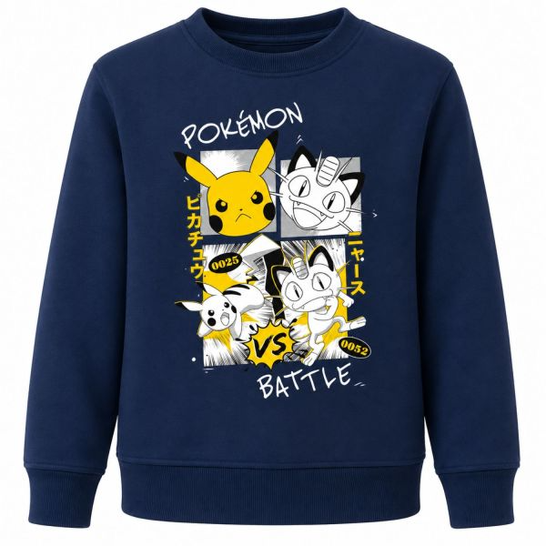 Felpa Girocollo Bambino Pokémon blu