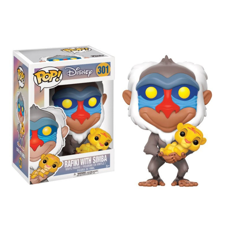 funko pop rafiki con simba il re leone disney 301