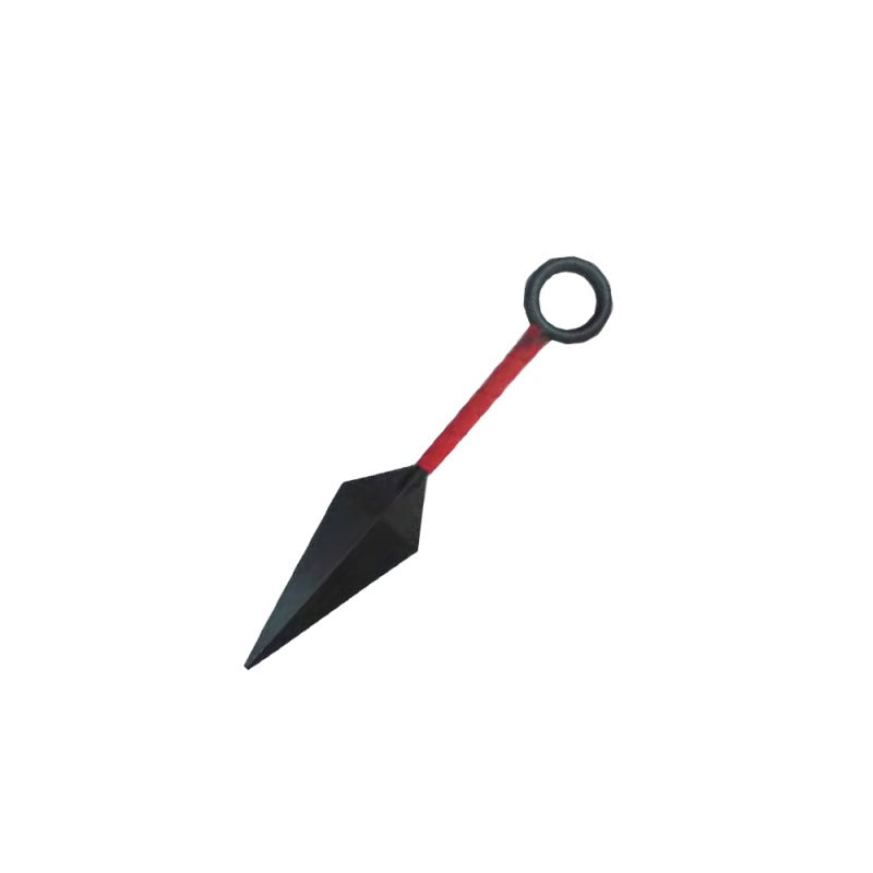Replica Kunai Rosso in Metallo 20 cm