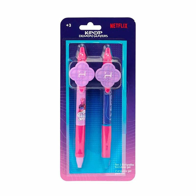 Set 2 Penne Cancellabili KPop Demon Hunters