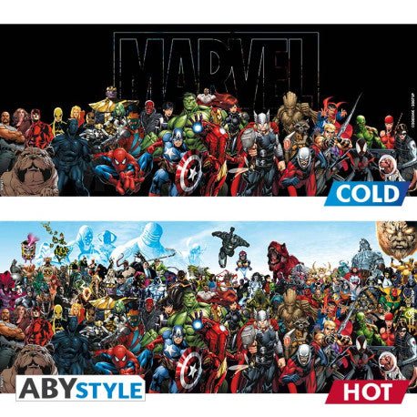 Tazza termosensibile Marvel personaggi