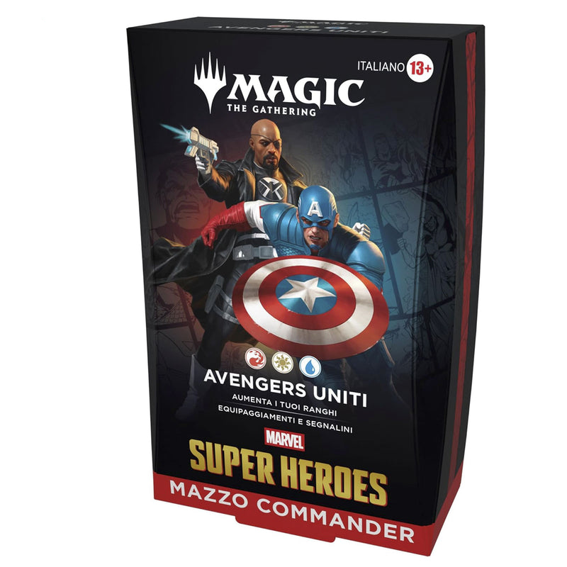 Magic The Gathering Universes Beyond: Marvel Super Heroes Commander Decks Display ENG