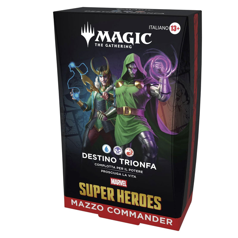 Magic The Gathering Universes Beyond: Marvel Super Heroes Commander Decks Display ENG