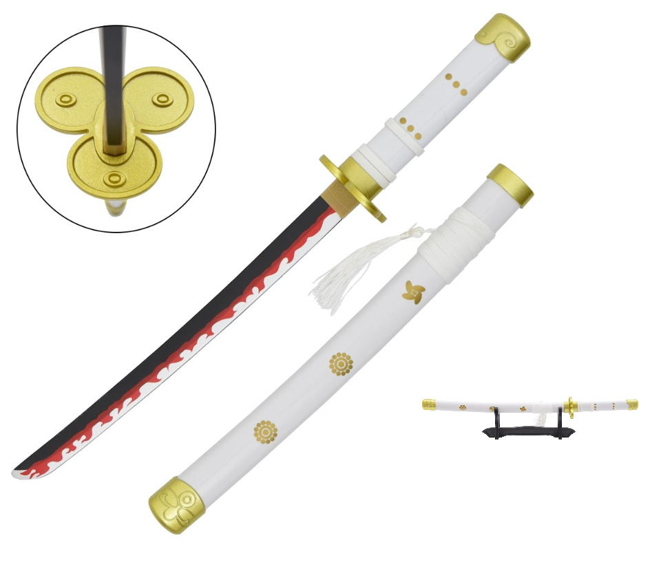 Replica Mini Katana Enma bianca Roronoa Zoro One Piece