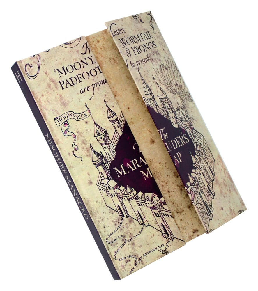 Notebook A5 Mappa del Malandrino Harry Potter con Chiusura Magnetica