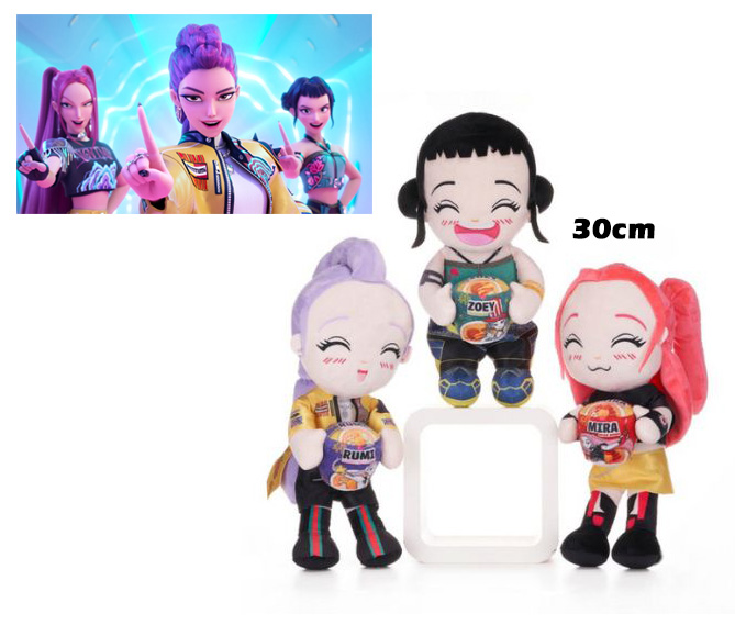 Peluche K-Pop Demon Hunters Huntrix 30 cm