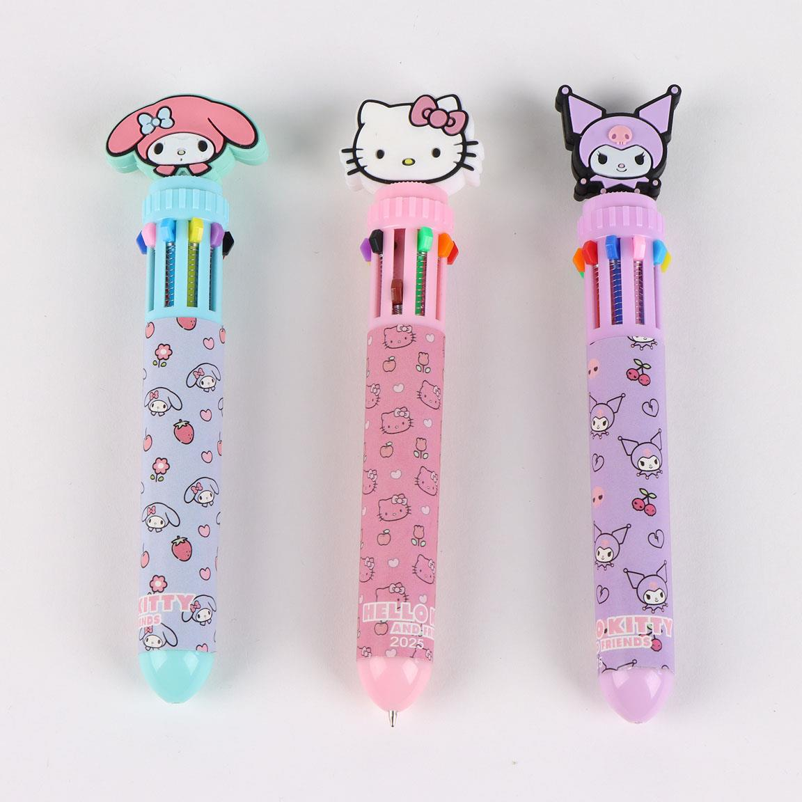 Penna multicolore Hello Kitty Sanrio