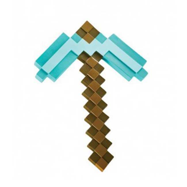 Piccone di Diamante replica in plastica Minecraft