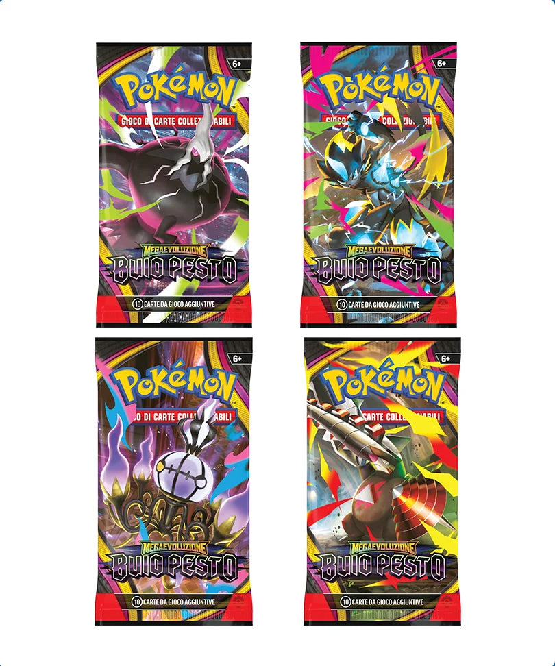 Pokemon Buio Pesto Megaevoluzione Busta da 10 carte ITA