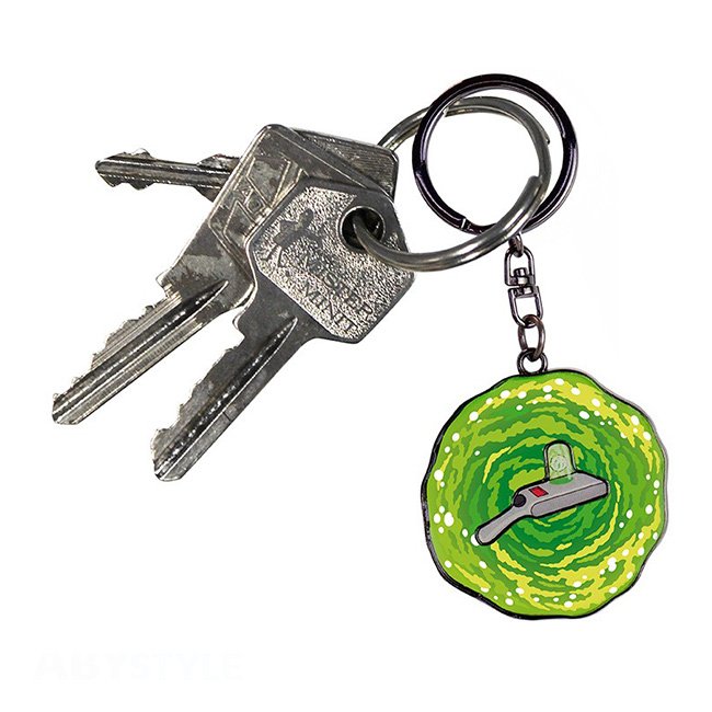 Portachiavi Spara Portali Rick e Morty