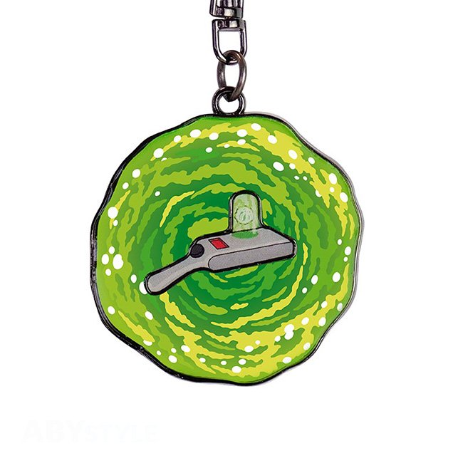 Portachiavi Spara Portali Rick e Morty