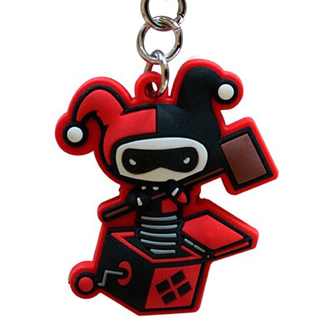 Portachiavi DC Comics Harley Quinn in gomma