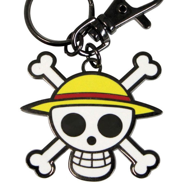 Portachiavi One Piece Stemma pirata Cappello di Paglia