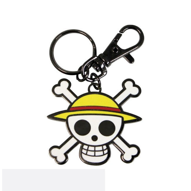 Portachiavi One Piece Stemma pirata Cappello di Paglia