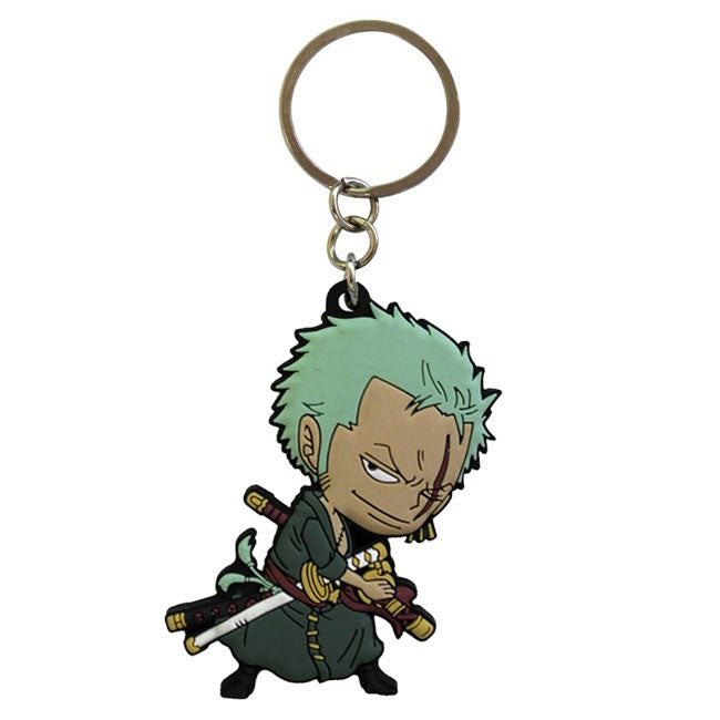 Portachiavi One Piece Zoro in gomma