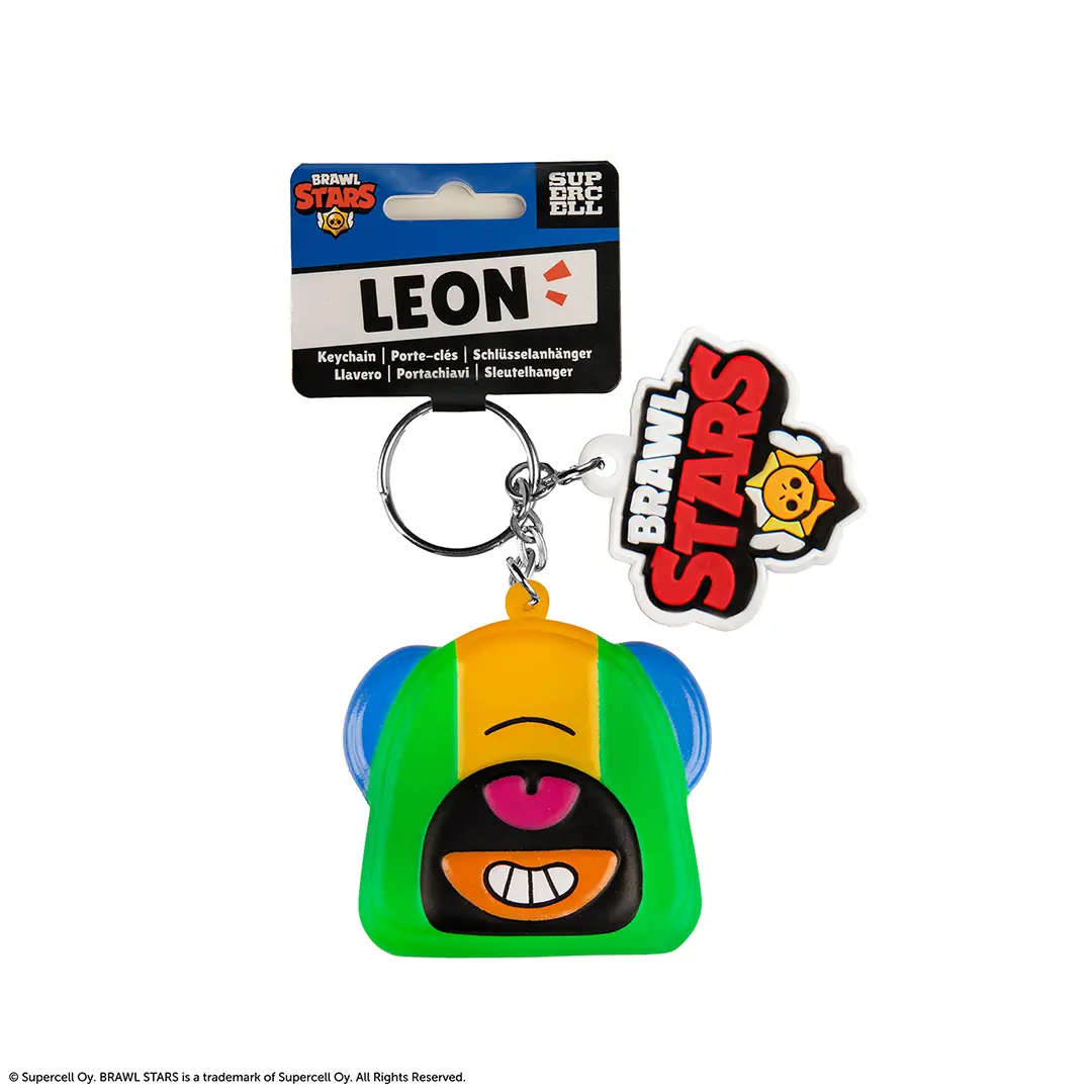 Portachiavi Squishy Leon Brawl Stars