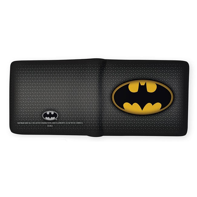Portafoglio di Batman con logo classico DC Comics