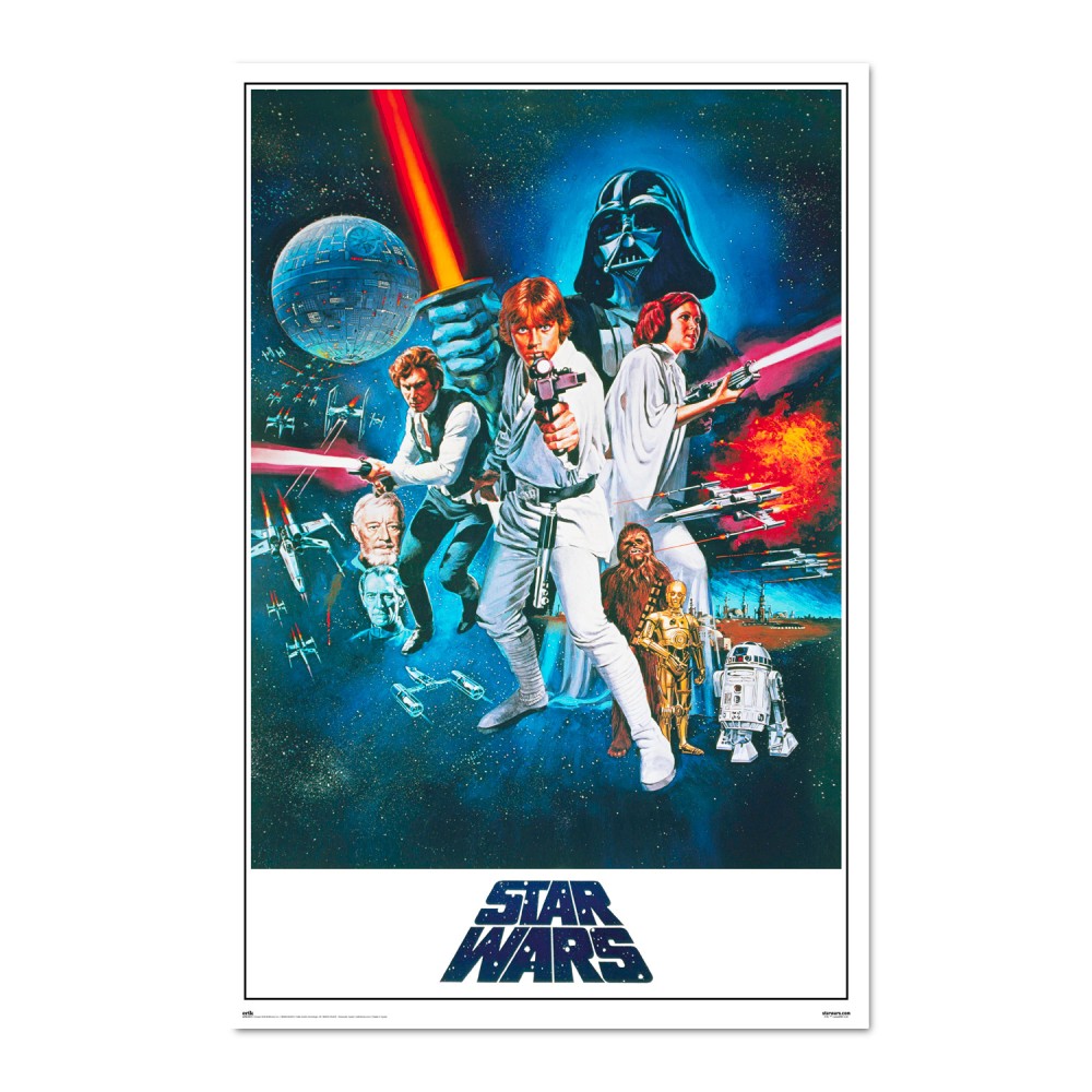 Poster La Guerra delle Galassie Star Wars 61 x 91,5 cm
