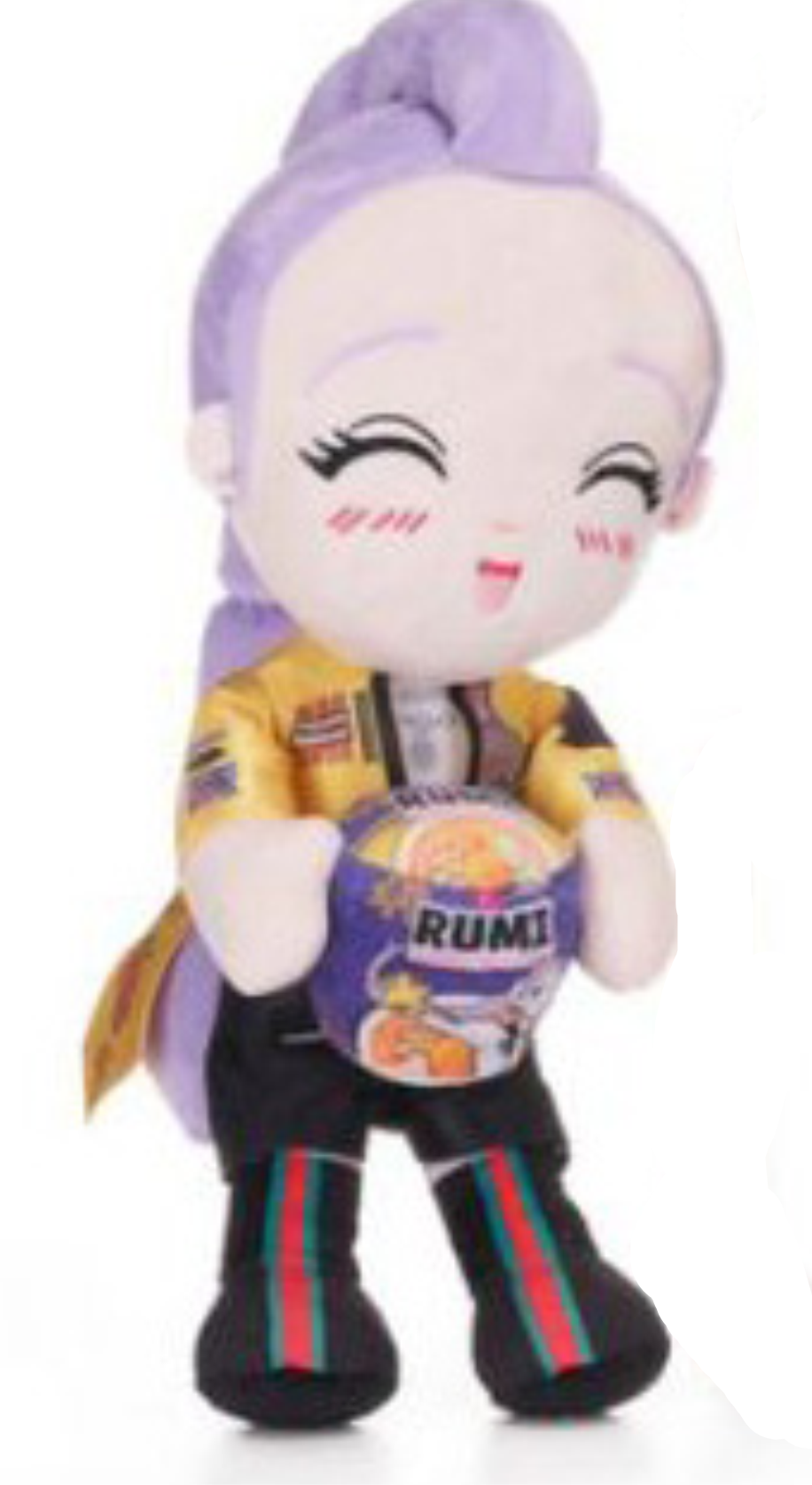 Peluche kpop demon hunters huntrix, personaggio Rumi misura circa 30 cm