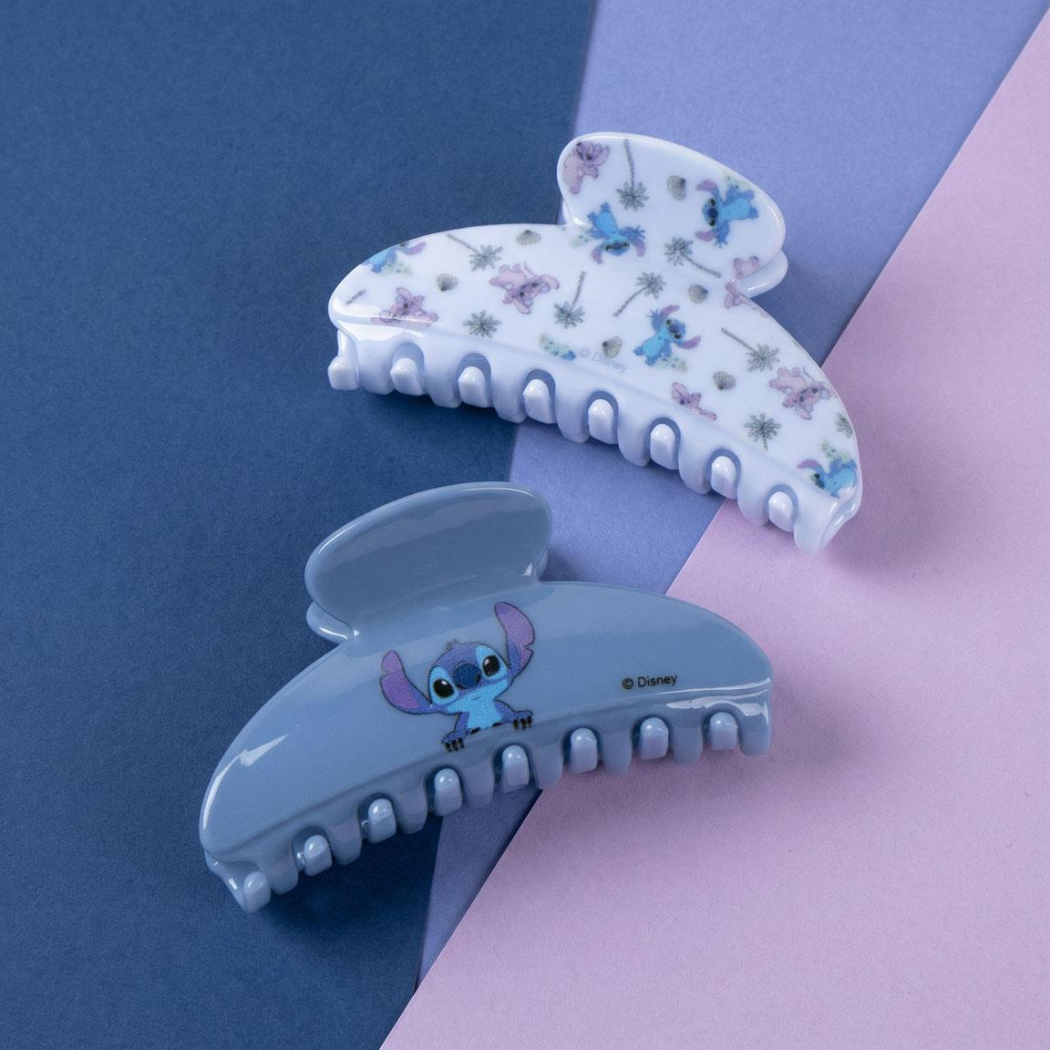 Set 2 Clips Stitch accessori per capelli Disney