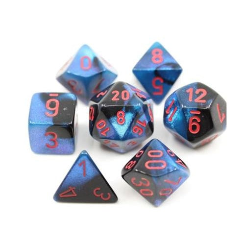 Set di Dadi Gemini Black Starlight Red