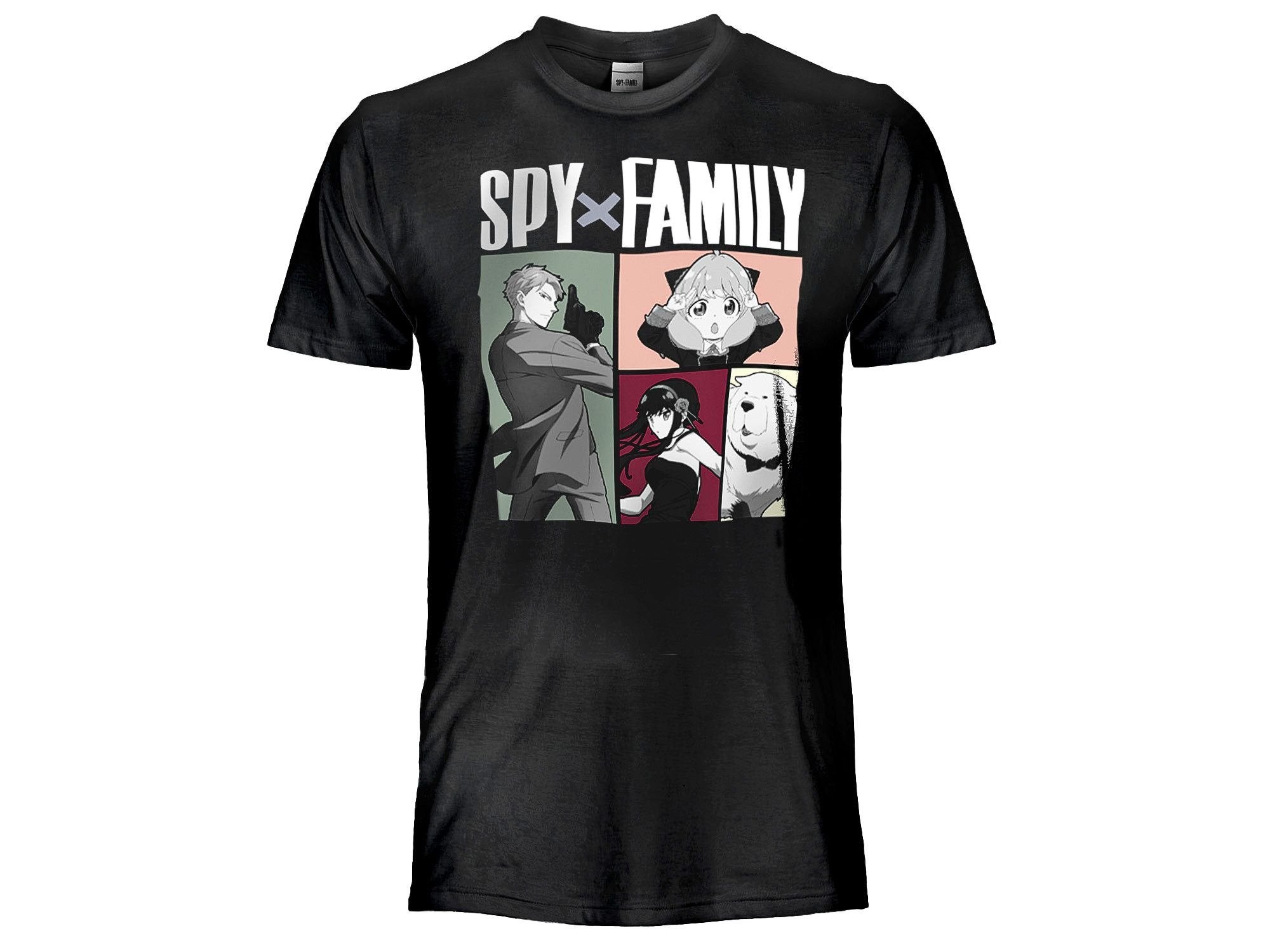 T-Shirt Spy x Family nera
