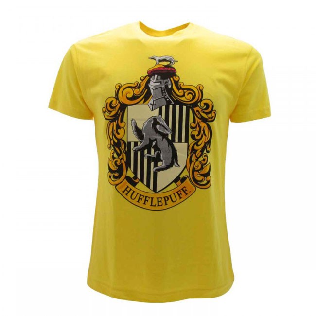 t-shirt gialla Tassorosso harry potter