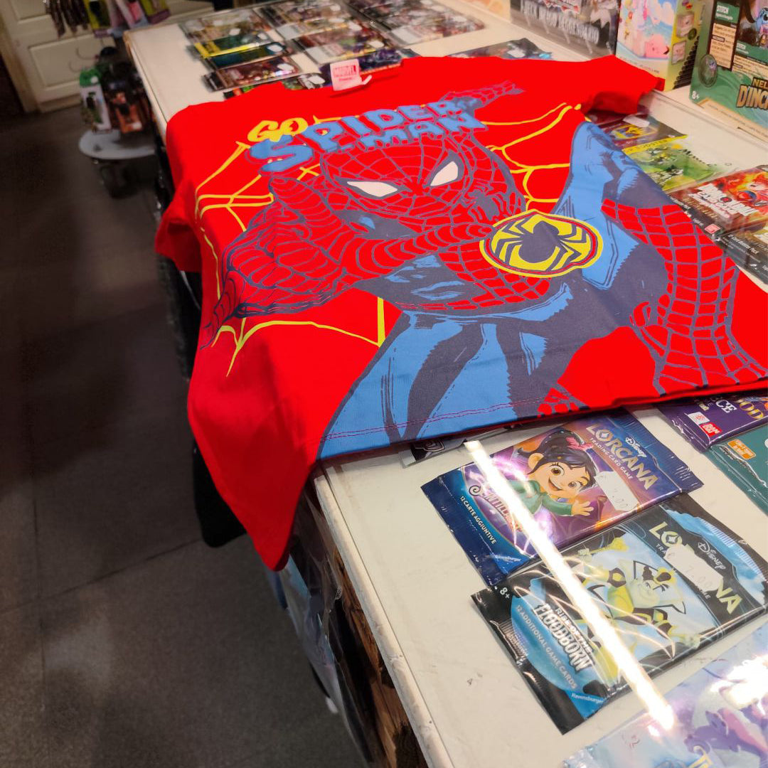 T-Shirt Go Spiderman Rossa Taglia bambino